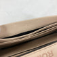 FENDI Long Wallet Purse 8M0251 leather beige Long wallet logo Women Used Authentic