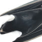 GUCCI Long Wallet Purse 771154 leather black Long wallet logo zip around wallet mens Used Authentic