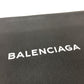 BALENCIAGA Clutch bag 492467 leather black logo shopping mens Used Authentic