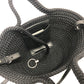 BALENCIAGA Shoulder Bag 695612 Nylon, Lambskin black Ibiza small basket bag Women Used Authentic