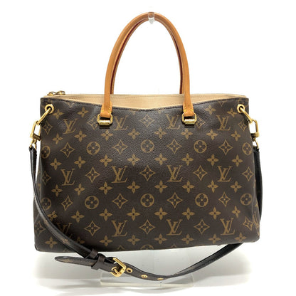 LOUIS VUITTON Shoulder Bag M56710 Nylon Wine red type Monogram hippo escapade Women Used Authentic