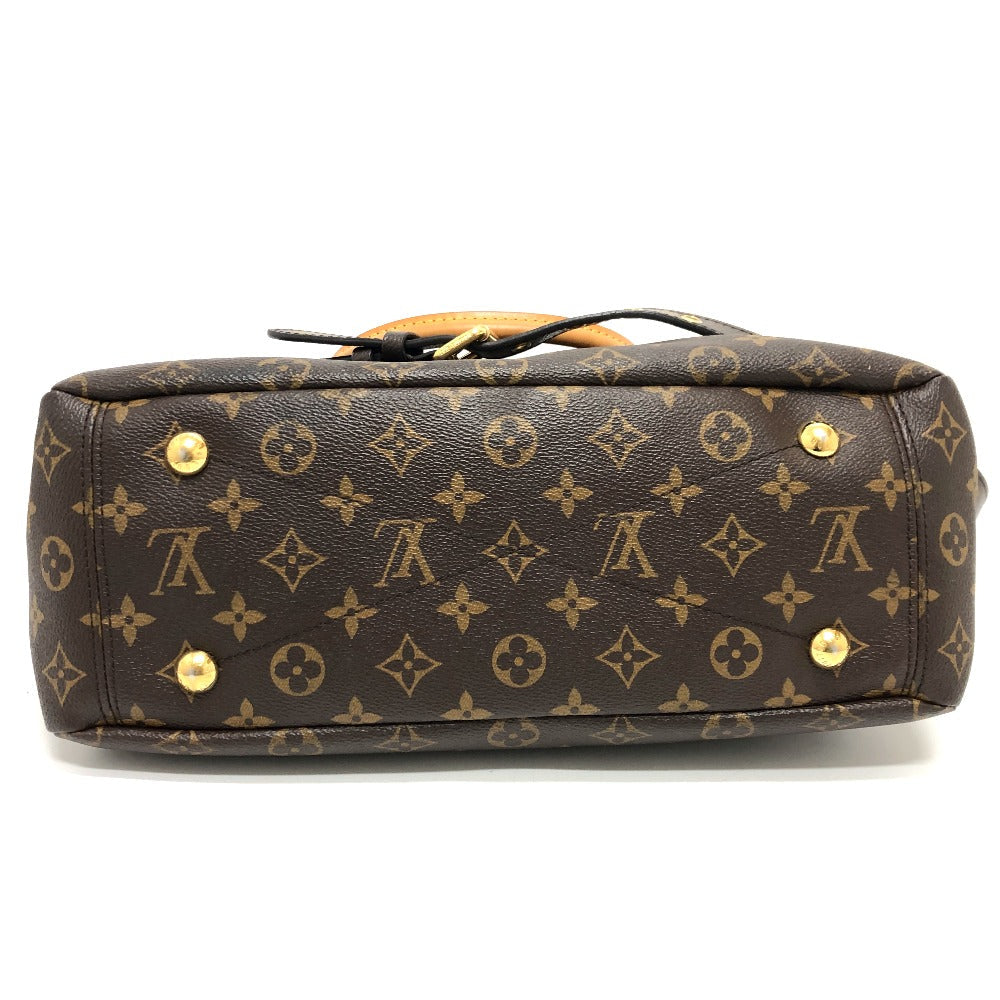 LOUIS VUITTON Shoulder Bag M56710 Nylon Wine red type Monogram hippo escapade Women Used Authentic
