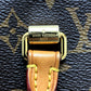 LOUIS VUITTON Shoulder Bag M56710 Nylon Wine red type Monogram hippo escapade Women Used Authentic