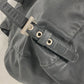 PRADA Backpack Nylon black Triangle logo plate