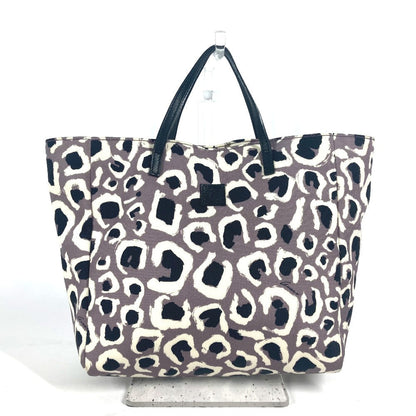 GUCCI Tote Bag 284721 Nylon / leather purple Children's Kids leopard leopard leopard Kids Used Authentic