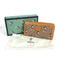 GUCCI Long Wallet Purse 602532 GG Supreme Canvas Beige x brown Mini GG Supreme DISNEY Disney collaboration Mickey Mouse Women Used Authentic