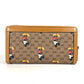 GUCCI Long Wallet Purse 602532 GG Supreme Canvas Beige x brown Mini GG Supreme DISNEY Disney collaboration Mickey Mouse Women Used Authentic