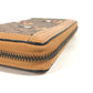 GUCCI Long Wallet Purse 602532 GG Supreme Canvas Beige x brown Mini GG Supreme DISNEY Disney collaboration Mickey Mouse Women Used Authentic