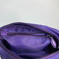 PRADA Pouch 1NA350 Nylon purple Triangle logo Women Used Authentic