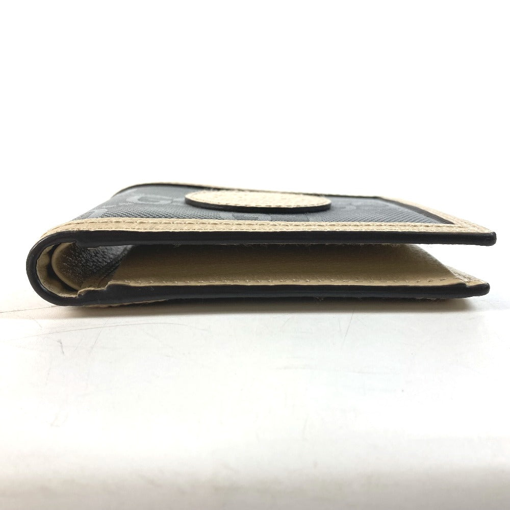 GUCCI Folded wallet 625574 Nylon / leather Black x beige logo Off The Grid Off The Grid mens Used Authentic