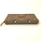 GUCCI Long Wallet Purse 602532 GG Supreme Canvas Beige x brown Mini GG Supreme DISNEY Collaboration Mickey Mouse Women Used Authentic