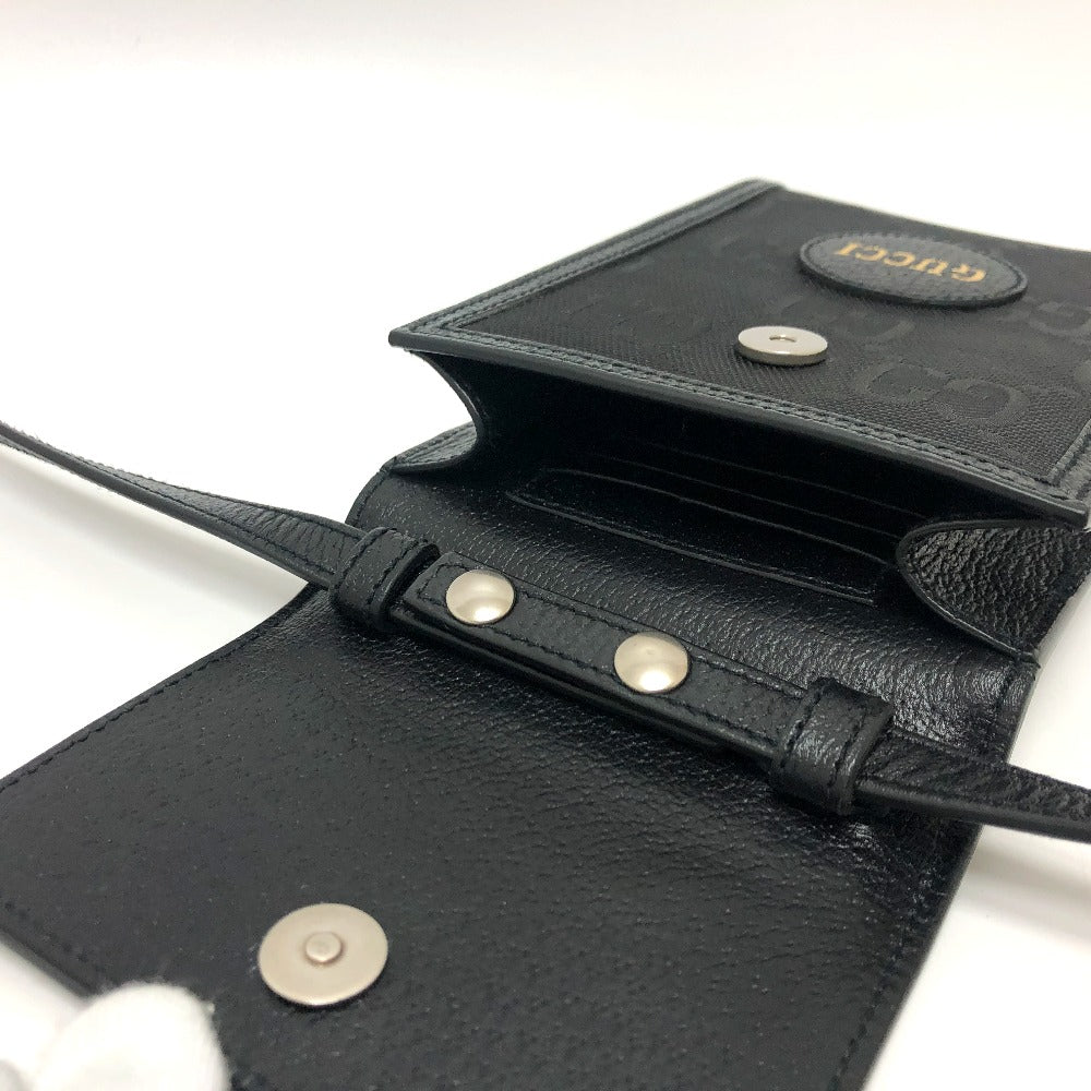 GUCCI Shoulder Bag 625599 GG canvas / leather black GG Off The Grid Women(Unisex) Used Authentic