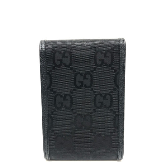 GUCCI Shoulder Bag 625599 GG canvas / leather black GG Off The Grid Women(Unisex) Used Authentic