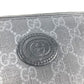 GUCCI Long Wallet Purse 673003 GG Supreme Canvas black GG Supreme Interlocking G zip-around wallet mens Used Authentic