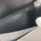 PRADA Long Wallet Purse 2ML220 saffiano leather Navy logo Travel case mens Used Authentic