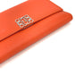 LOEWE Trifold wallet C821S33X07 leather Orange anagram Bar Tikal Wallet Small Women Used Authentic