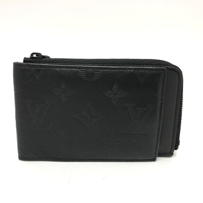 LOUIS VUITTON Coin case M81526 Monogram shadow leather black Monogram Shadow Hybrid