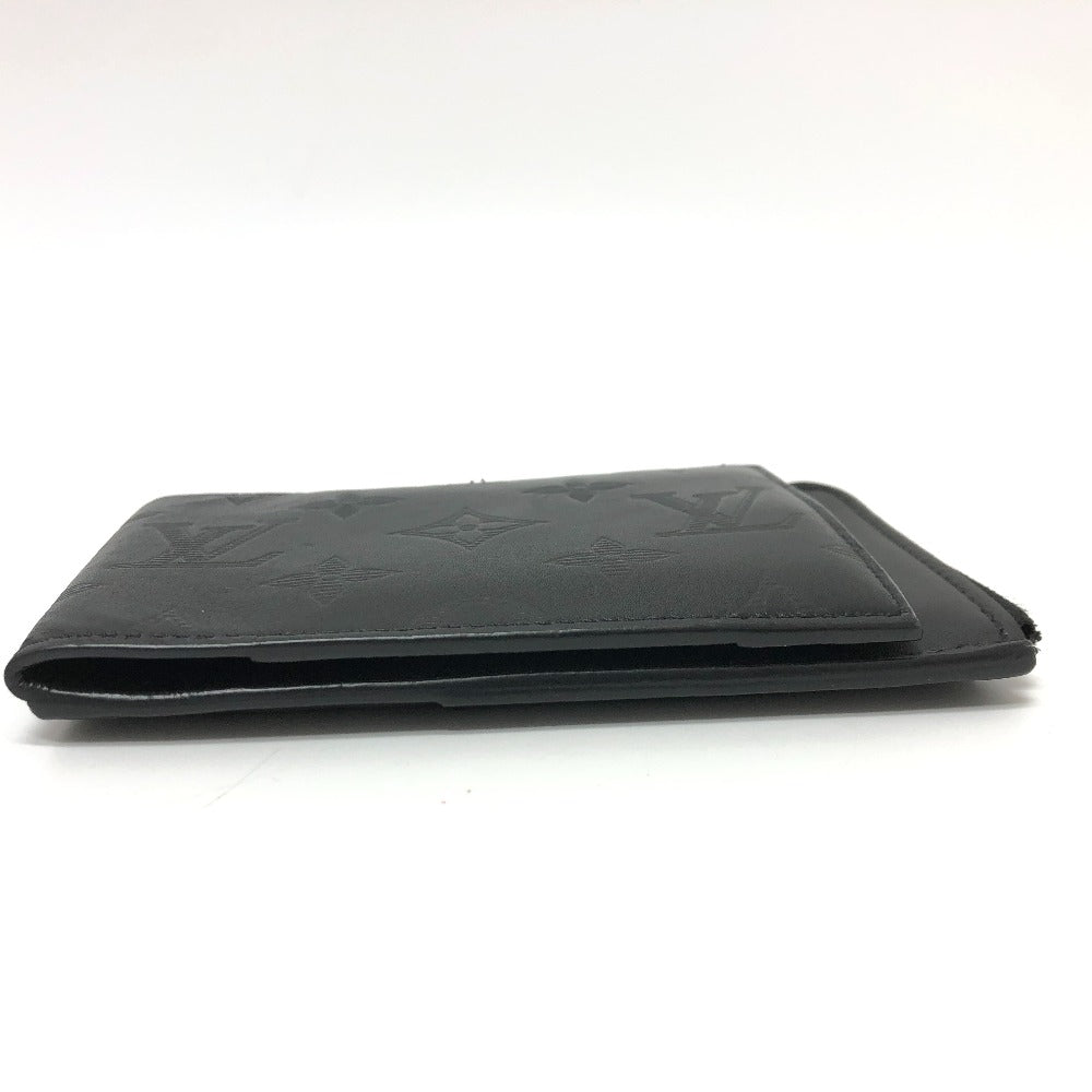 LOUIS VUITTON Coin case M81526 Monogram shadow leather black Monogram Shadow Hybrid