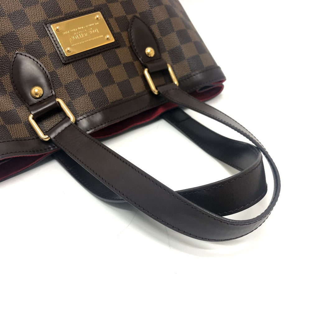 LOUIS VUITTON Tote Bag N51205 Damier canvas Brown Damier Hamstead PM
