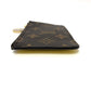 LOUIS VUITTON Coin case M81882 Monogram canvas Brown x yellow Monogram Porto Cult Romy mens Secondhand Authentic