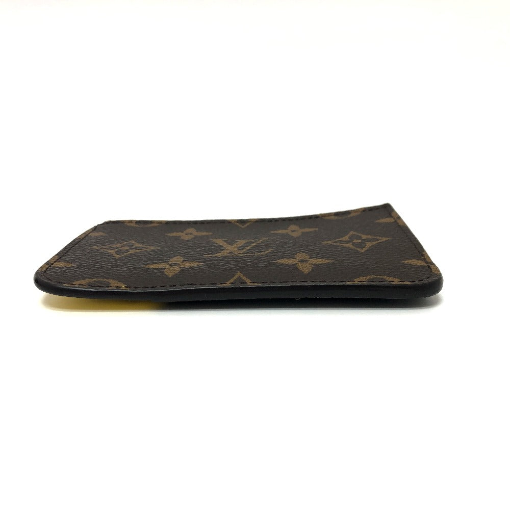 LOUIS VUITTON Coin case M81882 Monogram canvas Brown x yellow Monogram Porto Cult Romy mens Secondhand Authentic