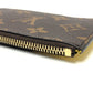 LOUIS VUITTON Coin case M81882 Monogram canvas Brown x yellow Monogram Porto Cult Romy mens Secondhand Authentic