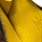 LOUIS VUITTON Coin case M81882 Monogram canvas Brown x yellow Monogram Porto Cult Romy mens Secondhand Authentic