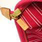 LOUIS VUITTON Pouch M40065 canvas pink Antigua Pochette Platt GM Women Used Authentic