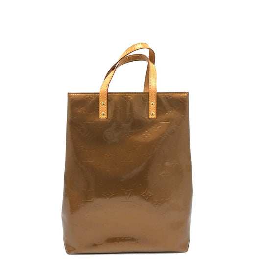 LOUIS VUITTON Tote Bag M91143  Monogram Vernis Brown Monogram Vernis Reed MM Women Secondhand Authentic
