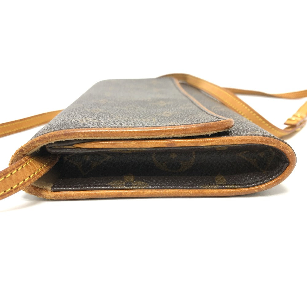 LOUIS VUITTON Shoulder Bag M51852 Monogram canvas Brown Monogram Pochette Twin GM Women Secondhand Authentic