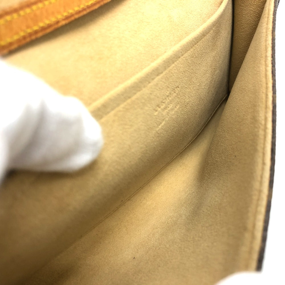 LOUIS VUITTON Shoulder Bag M51852 Monogram canvas Brown Monogram Pochette Twin GM Women Secondhand Authentic