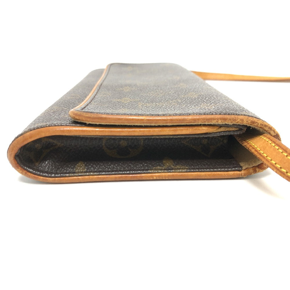 LOUIS VUITTON Shoulder Bag M51852 Monogram canvas Brown Monogram Pochette Twin GM Women Secondhand Authentic