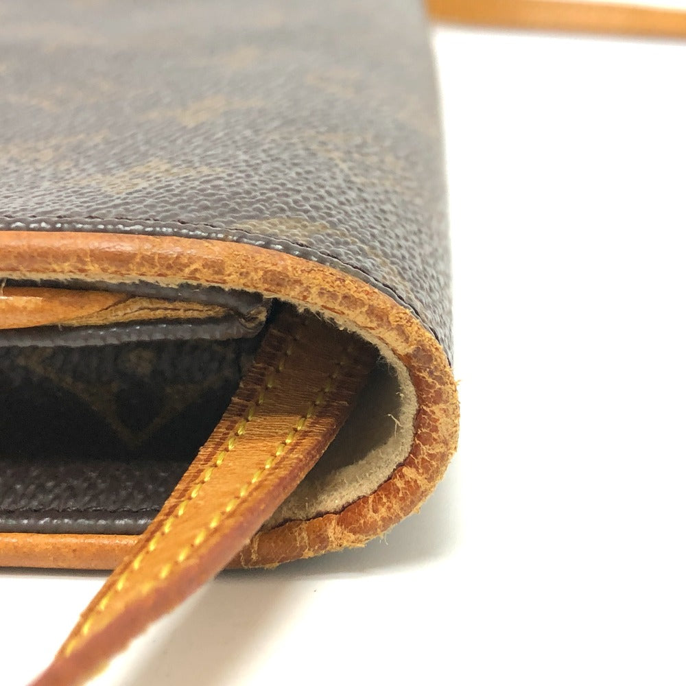 LOUIS VUITTON Shoulder Bag M51852 Monogram canvas Brown Monogram Pochette Twin GM Women Secondhand Authentic