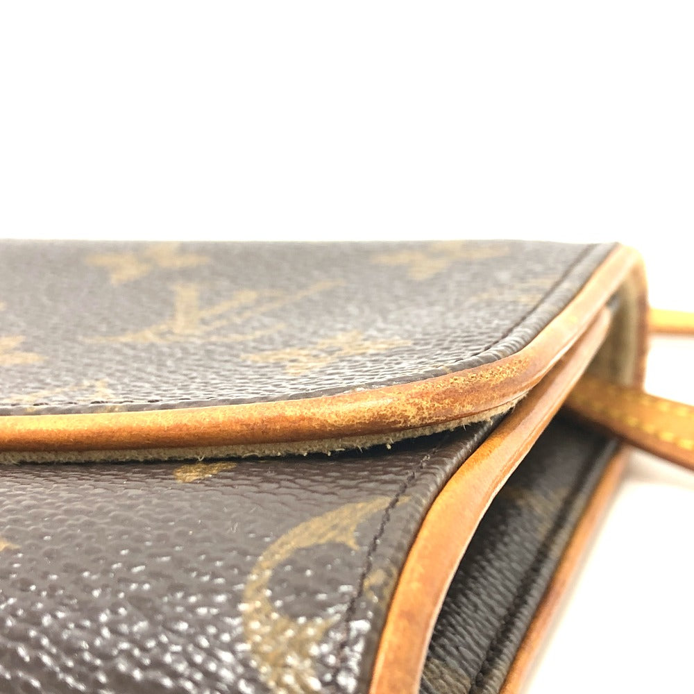 LOUIS VUITTON Shoulder Bag M51852 Monogram canvas Brown Monogram Pochette Twin GM Women Secondhand Authentic