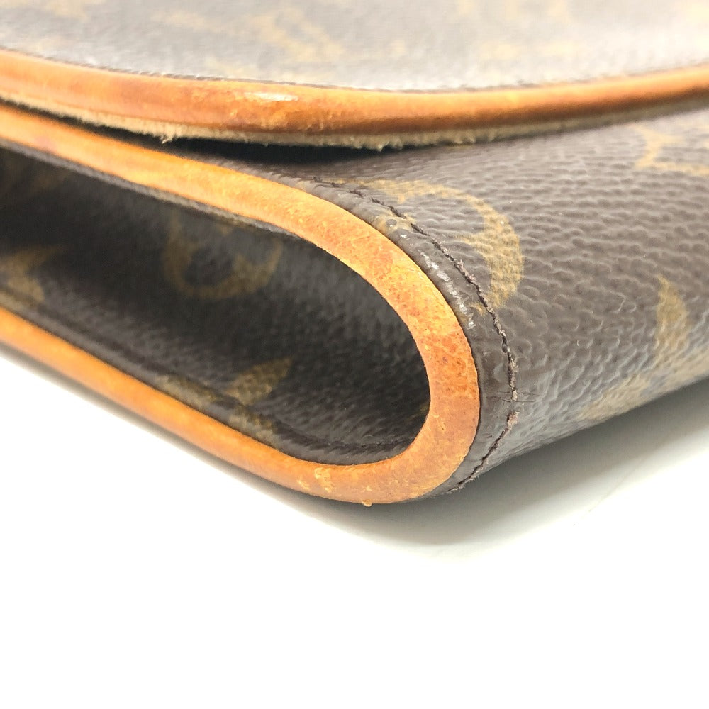 LOUIS VUITTON Shoulder Bag M51852 Monogram canvas Brown Monogram Pochette Twin GM Women Secondhand Authentic