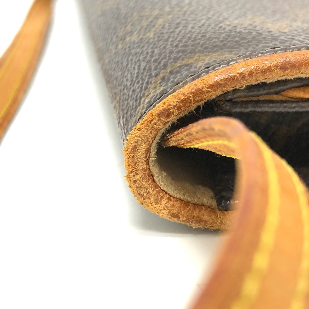 LOUIS VUITTON Shoulder Bag M51852 Monogram canvas Brown Monogram Pochette Twin GM Women Secondhand Authentic
