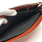 FENDI Clutch bag 7VA350 leather Orange Celeria