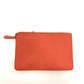 FENDI Clutch bag 7VA350 leather Orange Celeria