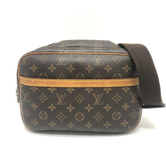 LOUIS VUITTON Shoulder Bag M45254 Monogram canvas Brown Monogram Reporter PM Women Used Authentic