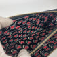 PRADA Long Wallet Purse 1ML506 saffiano leather black logo Heart Bicolor Women Used Authentic