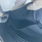 FENDI Clutch bag 7N0110 leather Black x Yellow x Grey Flat slim slim Diagonal Zucca mens Used Authentic