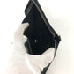 PRADA Folded wallet 2ML221 saffiano leather Black x pink Studs with strap and key ring Frankenheart Women Secondhand Authentic