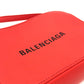 BALENCIAGA Shoulder Bag 552372 leather Red EVERYDAY EVERYDAY Camera Bag XS Women Used Authentic