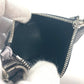 BALENCIAGA Coin case 594548 leather Black x silver Neck With Strap Wallet Camouflage camouflage logo mens(Unisex) Used Authentic