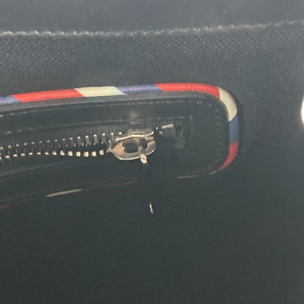 GUCCI Shoulder Bag 474137 GG Supreme Canvas Black x multicolor GG Tiger patch Courier mens Used Authentic