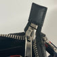 GUCCI Shoulder Bag 474137 GG Supreme Canvas Black x multicolor GG Tiger patch Courier mens Used Authentic