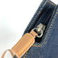 Dior Backpack Denim, Leather blue Maris Pearl logo