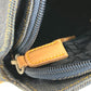 Dior Backpack Denim, Leather blue Maris Pearl logo