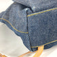 Dior Backpack Denim, Leather blue Maris Pearl logo