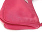PRADA Shoulder Bag MV633 Nylon pink Triangle logo plate Women Used Authentic